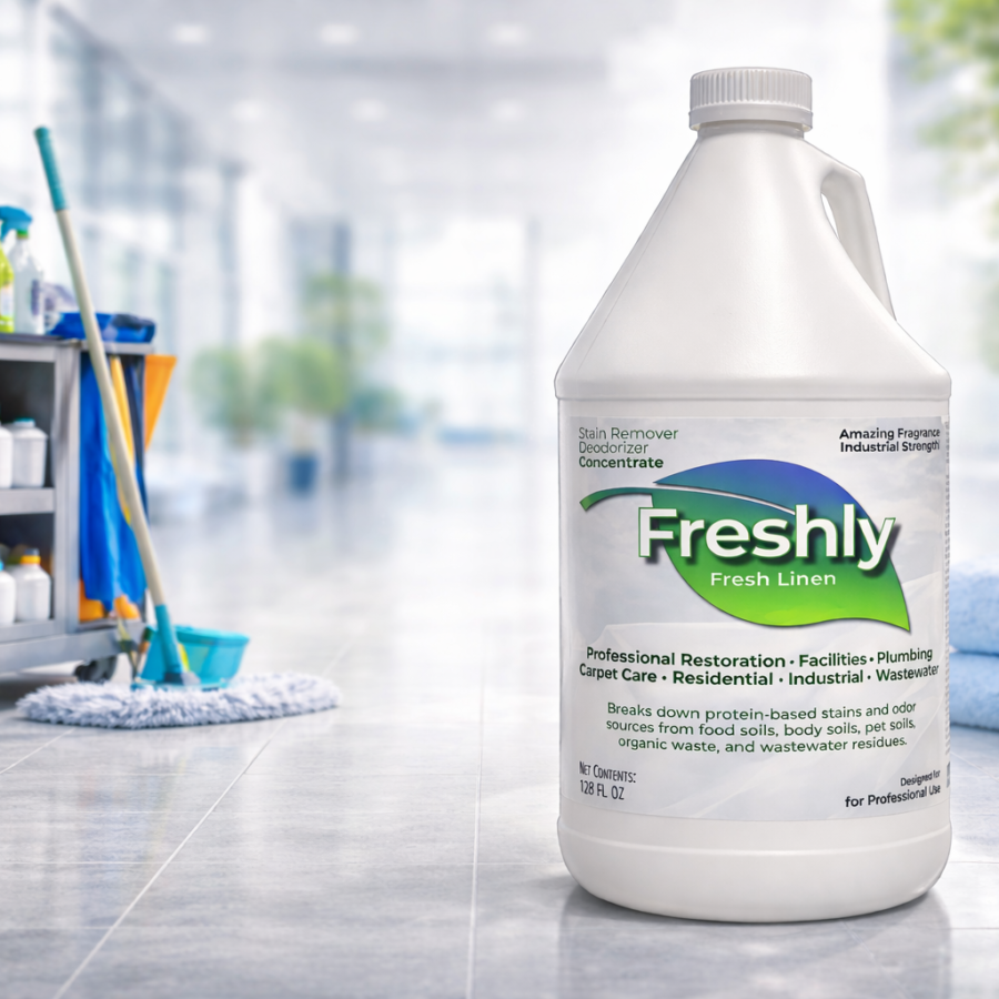 Freshly Organic Enzyme Stain Remover & Deodorizer Concentrate